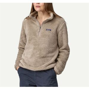 Patagonia Women's Seabird Gray Los Gatos 1/4-Zip Fleece Pullover Size Medium